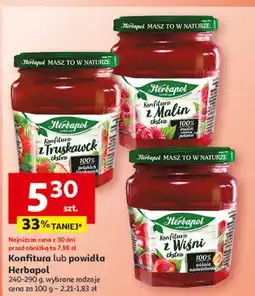 Auchan Konfitura z wiśni Herbapol oferta