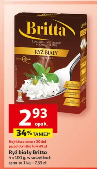 Auchan Ryż biały Britta oferta