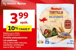 Auchan Tortilla pomidorowa Auchan oferta