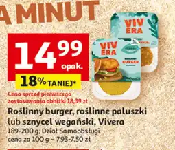 Auchan Sznycel w panierce Vivera Vegan oferta