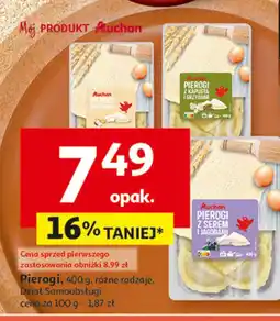 Auchan Pierogi ukraińskie Auchan Pewni Dobrego oferta