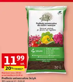 Auchan Podłoże uniwersalne do roślin i warzyw Jeżyk oferta