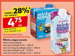 Auchan Mleko zagęszczone light z magnezem Gostyń oferta