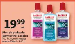 Auchan Płyn do płukania jamy ustnej Lacalut Perfect White oferta