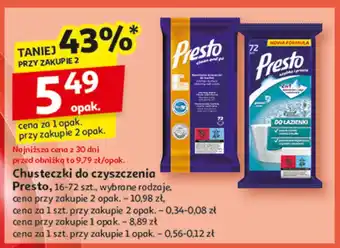 Auchan Ściereczki do kuchni Presto Clean oferta