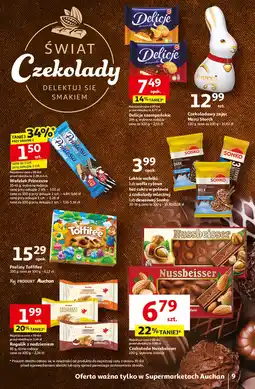 Auchan Ciastka z galaretką wiśniową Delicje Szampańskie oferta