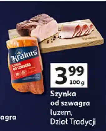 Auchan Szynka od szwagra Krakus Animex oferta