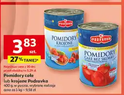 Auchan Pomidory krojone Podravka oferta