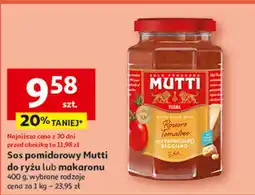 Auchan Sos pomidorowy parmigiano reggiano Mutti oferta