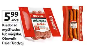 Auchan Kiełbasa wiejska Olewnik oferta