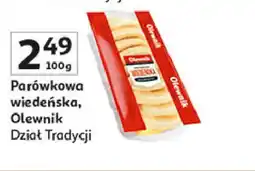 Auchan Kiełbasa parówkowa wiedeńska Olewnik oferta