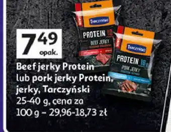 Auchan Szynka suszona Tarczyński Protein oferta