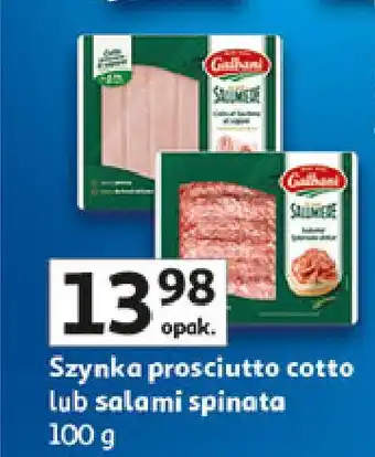 Auchan Salami splanata Galbani oferta