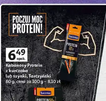 Auchan Kabanosy z szynki Tarczyński Protein oferta