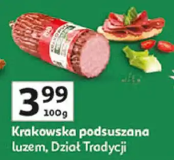 Auchan Kiełbasa krakowska podsuszana Jbb Bałdyga oferta