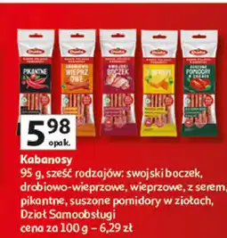 Auchan Kabanosy suszone pomidory w ziołach Silesia Duda oferta