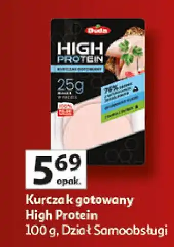 Auchan Kurczak gotowany Silesia Duda High Protein oferta