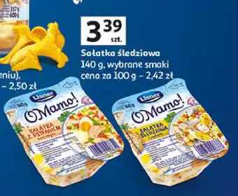 Auchan Sałatka śledziowa z jajkiem Lisner O Mamo! oferta