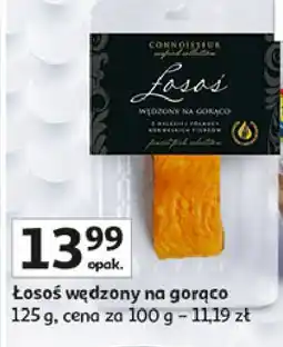 Auchan Łosoś wędzony na gorąco Connoisseur oferta