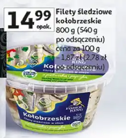 Auchan Filety śledziowe kołobrzeskie Fisher King oferta