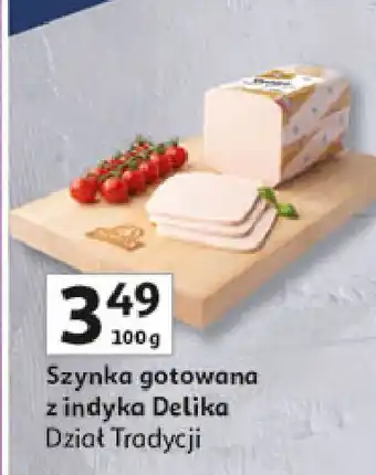 Auchan Szynka z indyka gotowana Indykpol oferta