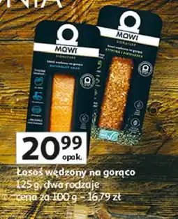 Auchan Łosoś wędzony na gorąco naturalny Mowi oferta