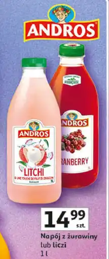 Auchan Sok liczi Andros oferta