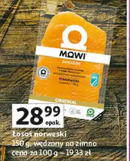 Auchan Łosoś wędzony Mowi Signature oferta