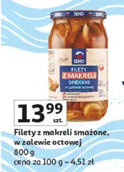 Auchan Filety z makreli opiekane w zalewie octowej Seko oferta