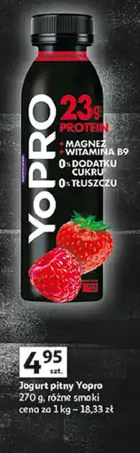 Auchan Jogurt truskawka-malina Danone Yopro oferta