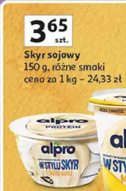 Auchan Jogurt wanilia Alpro Skyr Style oferta