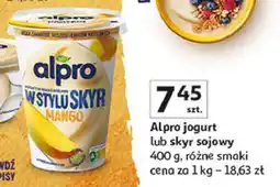 Auchan Jogurt sojowy mango Alpro oferta