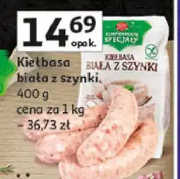 Auchan Kiełbasa biała z szynki Pekpol Kurpiowskie Specjały oferta