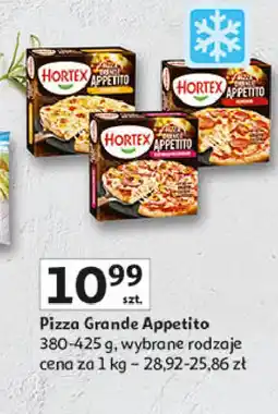 Auchan Pizza grande appetito z szynką i pieczarkami Hortex oferta