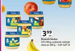 Auchan Deserek jabłuszka z biszkoptem Gerber oferta