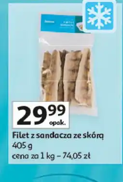 Auchan Filet z sandacza ze skórą Seacon oferta