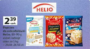 Auchan Popcorn karmelowy z cynamonem Helio oferta