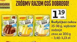 Auchan Budyń śmietankowy bez cukru Winiary oferta