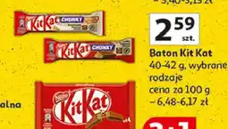 Auchan Baton Kitkat Chunky Peanut Butter oferta