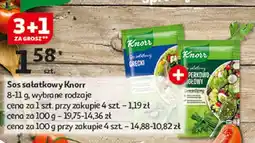 Auchan Koperkowo-ziołowy Knorr Sos Sałatkowy oferta