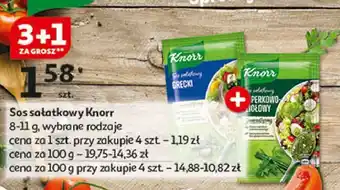 Auchan Koperkowo-ziołowy Knorr Sos Sałatkowy oferta