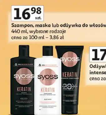 Auchan Odżywka do włosów Syoss Keratin oferta