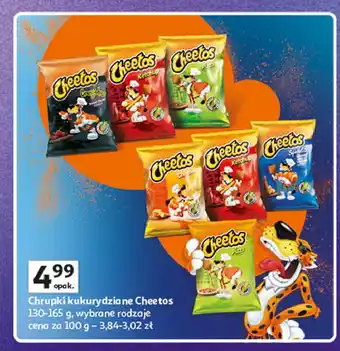 Auchan Chrupki sweet chilli Cheetos Crunchos oferta