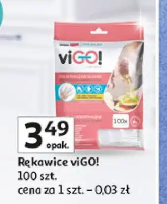 Auchan Rękawiczki foliowe jednorazowe Vigo! oferta