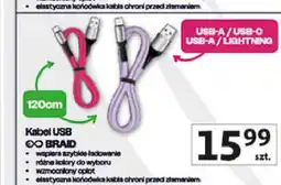 Auchan Kabel usb-usb c 120 cm Exc oferta