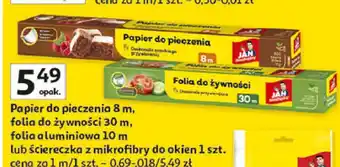 Auchan Folia aluminiowa 10 m Jan Niezbędny oferta