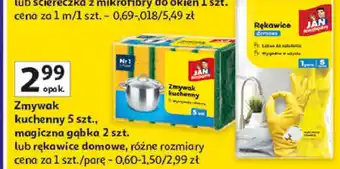 Auchan Rękawice gumowe s Jan Niezbędny oferta