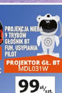 Auchan Głośnik z projektorem mdl031w Manta oferta