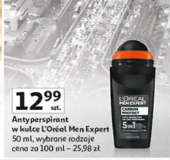 Auchan Anti-perspirant 5 in 1 L'oreal Men Expert Carbon Protect oferta