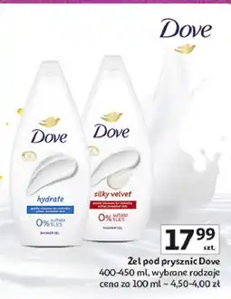 Auchan Żel pod prysznic silky velvet Dove oferta